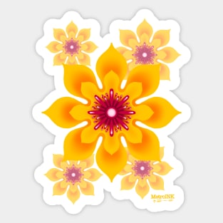 Yellow Flowers Sticker